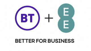 BT + EE 'better for business' logo